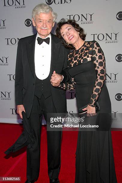 Hal Holbrook with his wife Dixie Carter during 60th Annual Tony Awards - Arrivals at Radio City Music Hall in New York City, New York, United States.