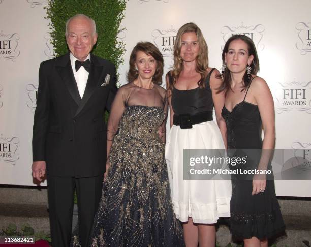 Leonard Lauder, Evelyn Lauder, Aerin Lauder and Jane Lauder