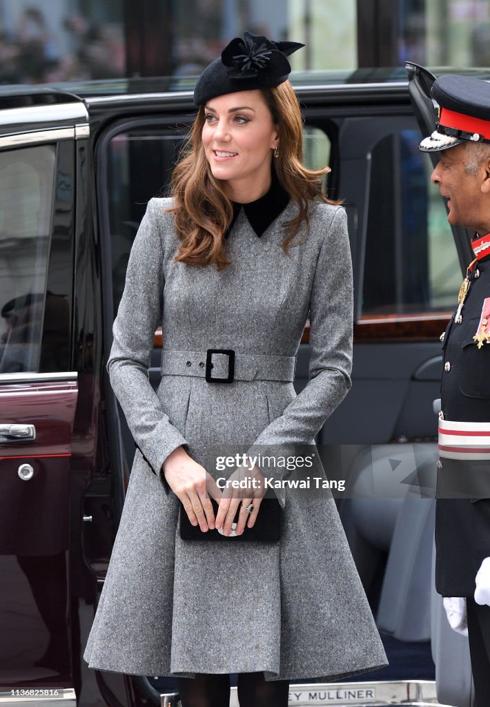 Queen Elizabeth II And The Duchess Of Cambridge Visit King's College London