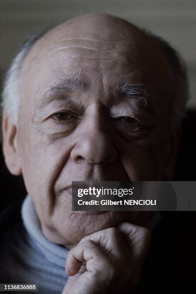 Portrait de l'écrivain franco-roumain Eugène Ionesco, en 1982. News ...