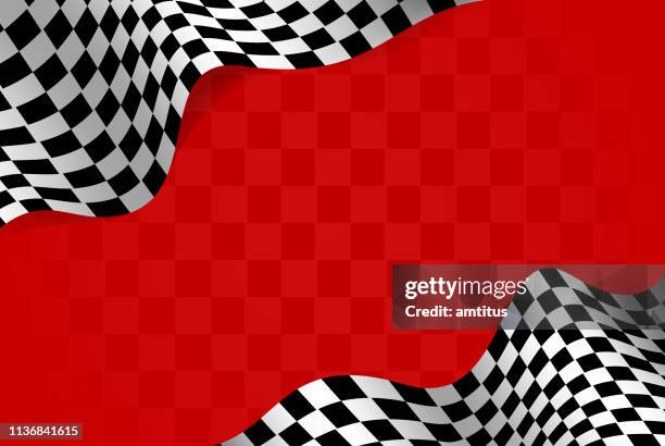illustrations, cliparts, dessins animés et icônes de bordures de drapeau de course - drapeau à damiers