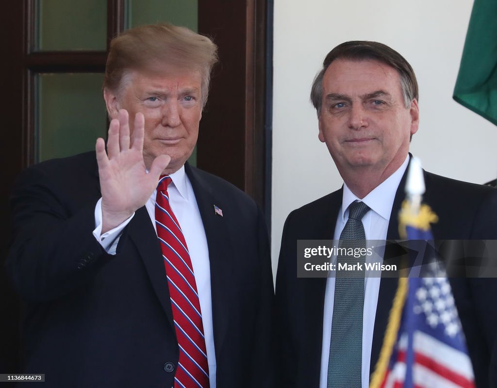 President Trump Holds Joint Press Conference With Brazilian President Bolsonaro
