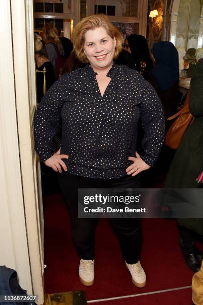 Katy Brand attends a special performance of 'Emilia' celebrating trailblazing women at Vaudeville Theatre on March 19, 2019 in London, England. The...