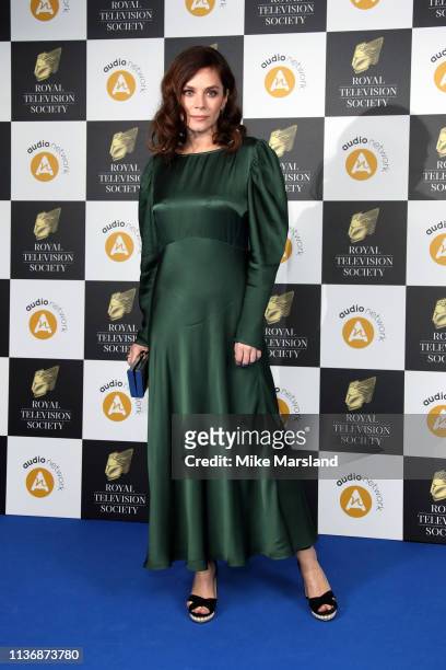 Anna Friel attends the Royal Television Society Programme Awards at Grosvenor House on March 19, 2019 in London, England.