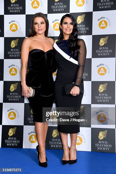 Faye Brookes and Sair Khan attend the Royal Television Society... News