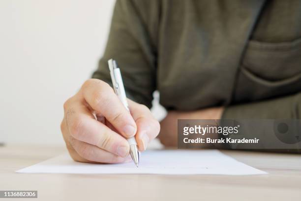 writing letter - answering stock pictures, royalty-free photos & images