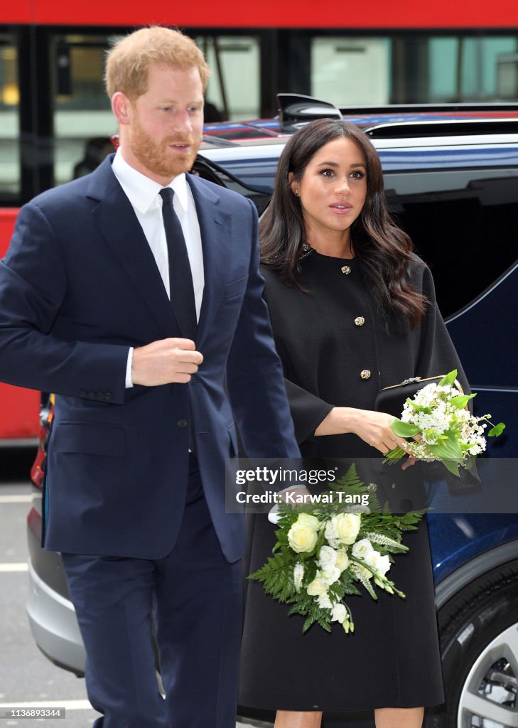 The Duke And Duchess Of Sussex Sign A Book Of Condolence At New Zealand House