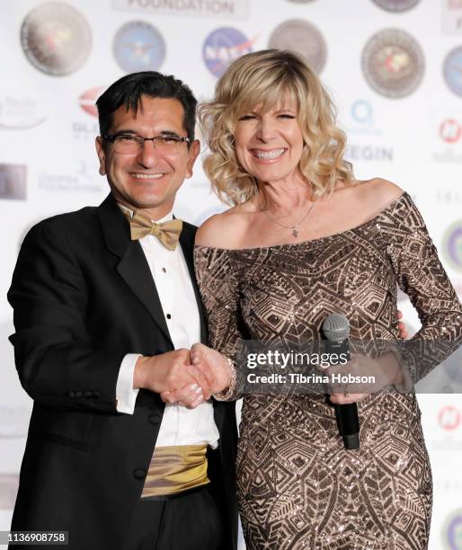 Chairman/CEO SBMT & President of Brain Mapping Foundation Dr. Babak Kateb and American singer, author, and actress Debby Boone attend the 16th annual...