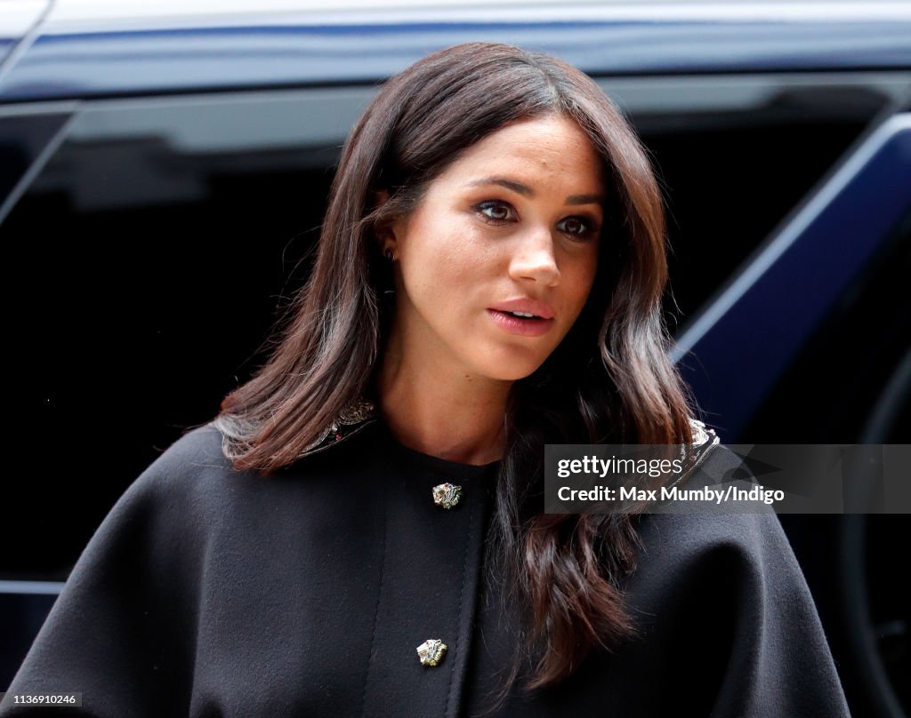 The Duke And Duchess Of Sussex Sign A Book Of Condolence At New Zealand House