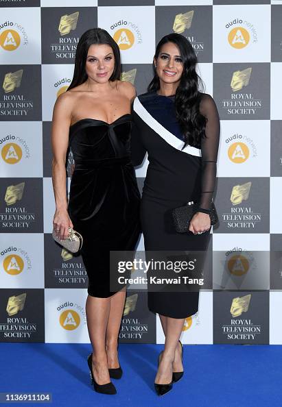 Faye Brookes and Sair Khan attend the Royal Television Society... News