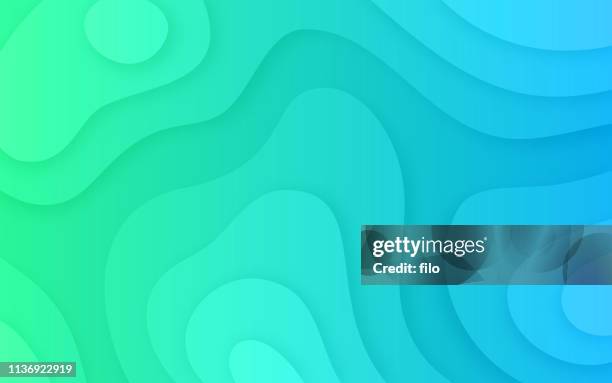 stockillustraties, clipart, cartoons en iconen met gelaagde kaart topografie abstracte achtergrond patroon - topografische kaart