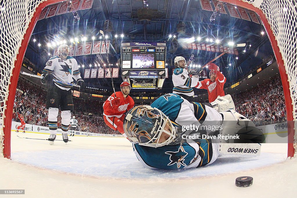 San Jose Sharks v Detroit Red Wings - Game Three