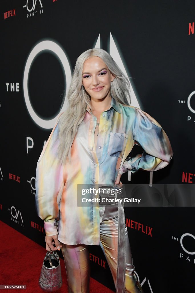 Bria Vinaite attends THE OA PART II at Bing Theatre At LACMA on March