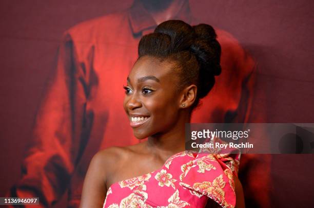 Actress Shahadi Wright Joseph attends the "Us" New York Premiere at Museum of Modern Art on March 19, 2019 in New York City.