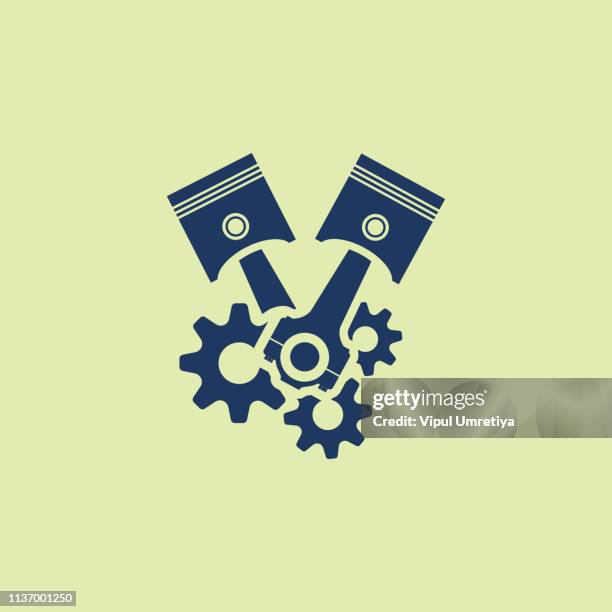 an internal combustion motor - piston stock illustrations