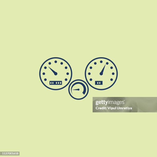 ilustraciones, imágenes clip art, dibujos animados e iconos de stock de velocímetro - kilómetro