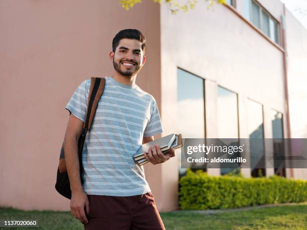 college student in casual clothing - latin american culture stock pictures, royalty-free photos & images