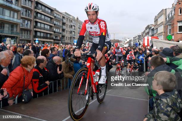 Start / Adam Blythe of United Kingdom and Team Lotto Soudal / during the 74th Nokere Koerse - Danilith Classic 2019 a 195,6km race from Deinze to...