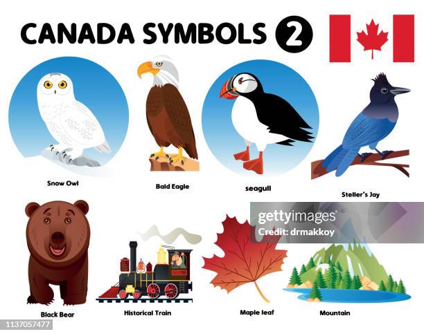 canada symbols-2 - edmonton stock-grafiken, -clipart, -cartoons und -symbole