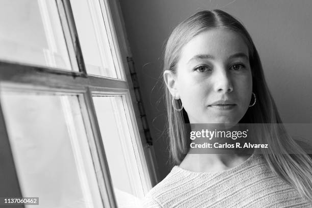 Actress Charlotte Vega poses for a portrait during the 22th Malaga Film Festival on March 20, 2019 in Malaga, Spain.