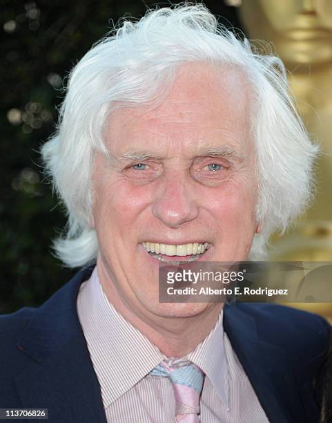 Photographer Douglas Kirkland arrives to The Academy of Motion Picture Arts and Sciences' tribute to Sophia Loren on May 4, 2011 in Beverly Hills,...