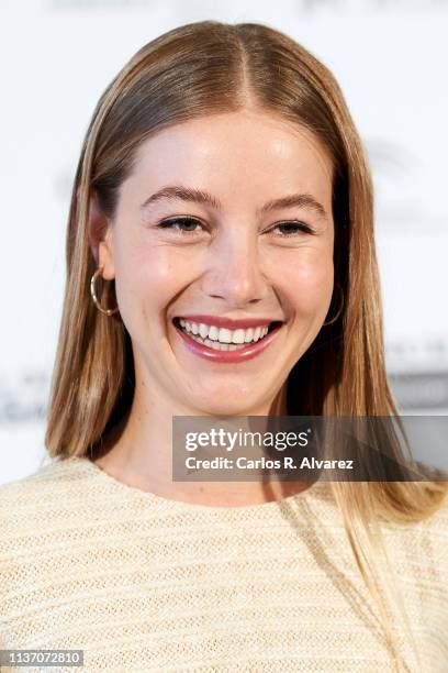 Actress Charlotte Vega attends 'La Banda' photocall during the 22th Malaga Film Festival on March 20, 2019 in Malaga, Spain.