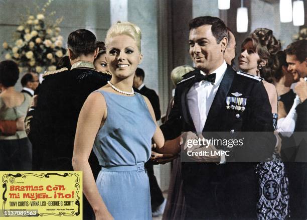 Not With My Wife, lobbycard, YOU DON'T, , from left: Virna Lisi, Tony Curtis, 1966.