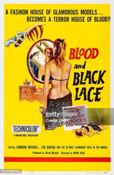 Blood And Black Lace, poster, , US poster art, 1964.