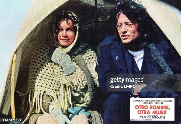 Another Man, lobbycard, ANOTHER CHANCE, , from left: Genevieve Bujold, Francis Huster, 1977.