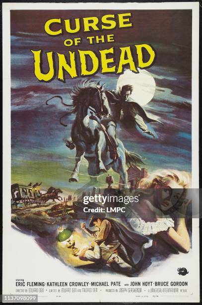 Curse Of The Undead, poster, bottom right: Kathleen Crowley, 1959.