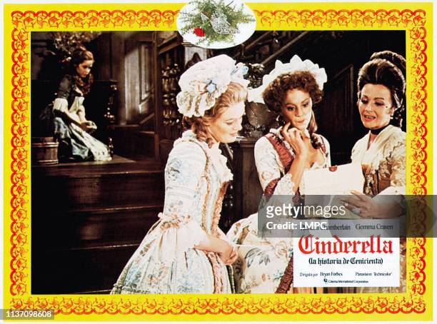 The Slipper And The Rose: The Story Of Cinderella, lobbycard, (aka CINDERELLA , Gemma Craven , front from left: Sherrie Hewson, Rosalind Ayres,...