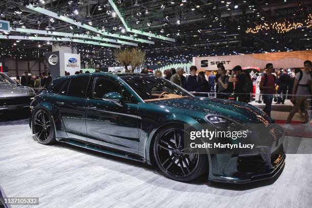 The Porsche Panamera Grand GT by Techart at the Geneva International Motorshow 2019. Techart are a German tuning company that specialises in Porsche....