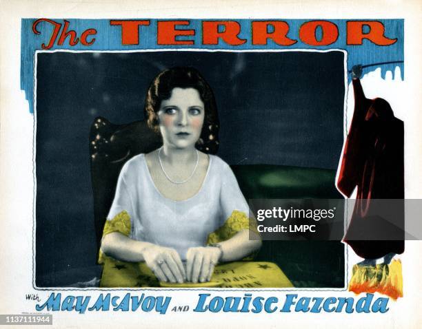 The Terror, lobbycard, May McAvoy, 1928.