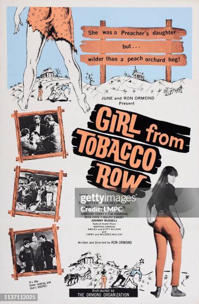 Girl From Tobacco Row, poster, US poster art, bottom, second left: Tex Ritter, 1966.