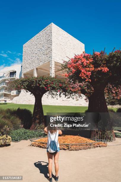 getty center - los angeles - getty centre stock pictures, royalty-free photos & images