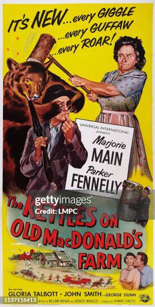 The Kettles On The Old Macdonald's Farm, poster, US poster art, clockwise from top left: Parker Fennelly, Marjorie Main, George Dunn, John Smith,...