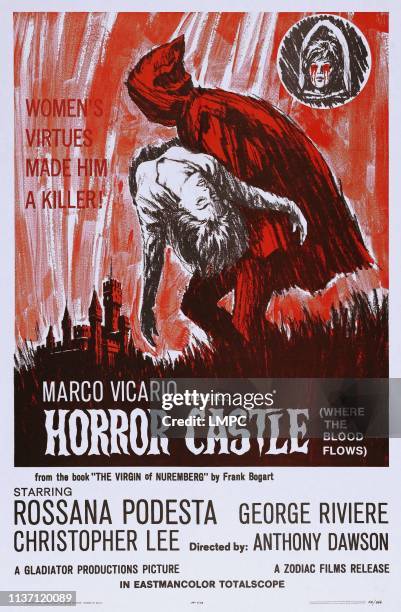 Horror Castle, poster, , US poster, 1963.