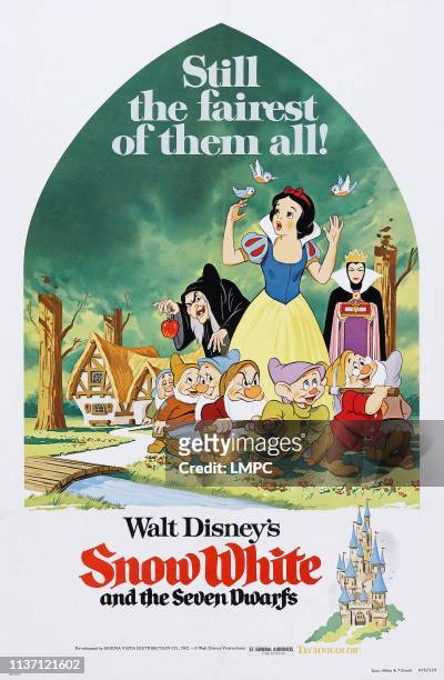 Snow White And The Seven Dwarfs, poster, US 1975.