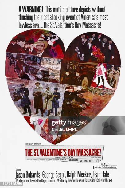 The St. Valentine's Day Massacre, poster, 1967.
