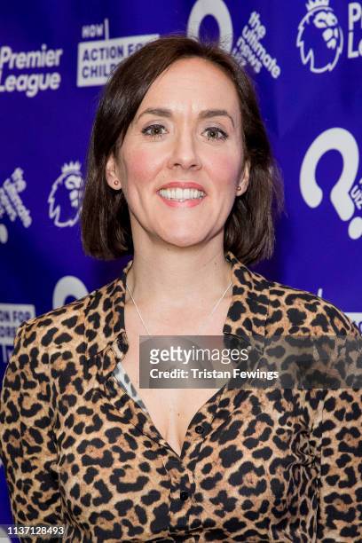 Camilla Tominey attends the Ultimate News Quiz drinks reception at Grand Connaught Rooms on March 20, 2019 in London, England. This annual charity...