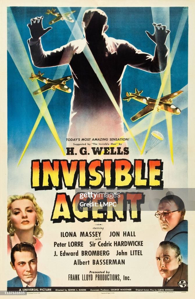 The Invisable Agent Peter Lorre, Cedric Hardwicke, 1942. News Photo - Getty Images