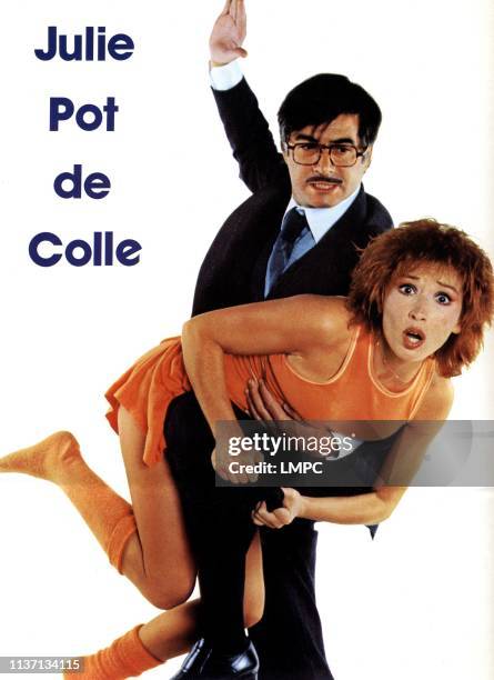 Julie Pot De Colle, poster, Jean-Claude Brialy, Marlene Jobert, 1977.