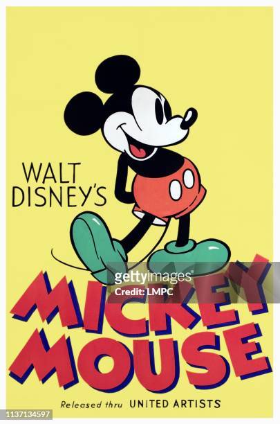 Mickey Mouse, poster, circa 1932.