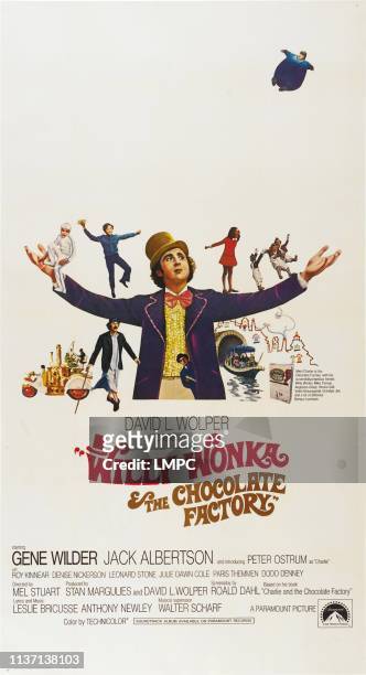 Willy Wonka & The Chocolate Factory, poster, , Gene Wilder, , 1971.