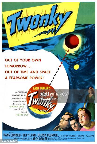 The Twonky, poster, : Norman Field, Hans Conried, Gloria Blondell, Janet Warren , 1953.