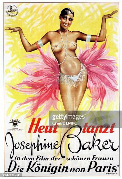 La Revue Des Revues, poster, , Josephine Baker on Austrian poster art, 1927.