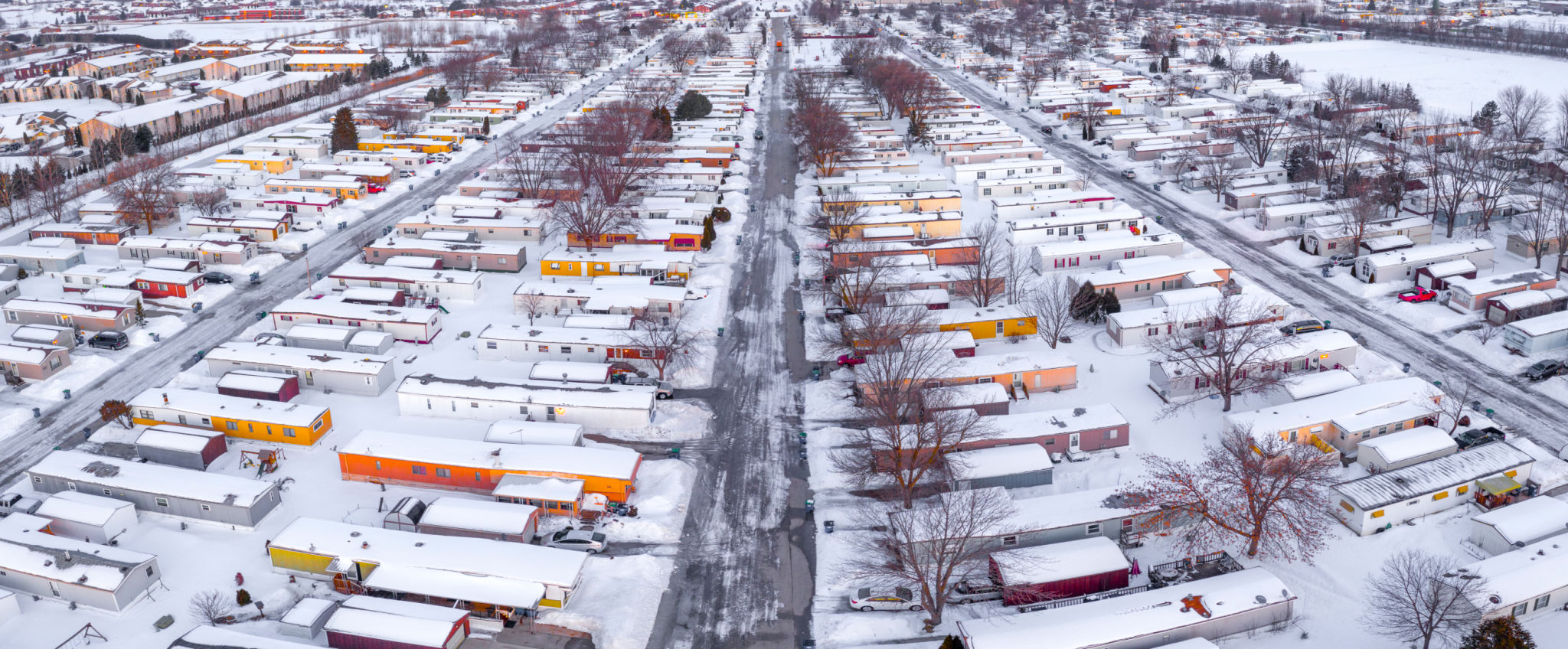 winter caravan
