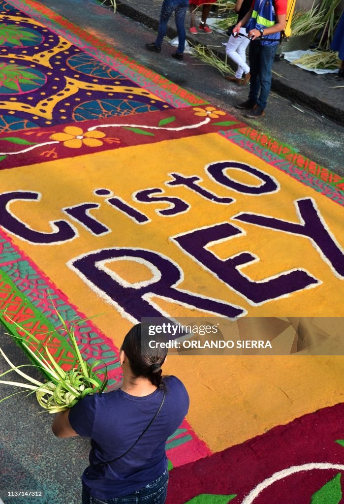 HONDURAS-RELIGION-HOLY WEEK-PALM SUNDAY