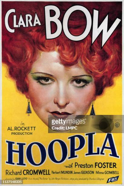 Hoop-la, poster, , Clara Bow, 1933.