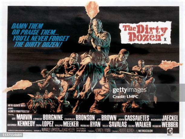 The Dirty Dozen, poster, 1967.